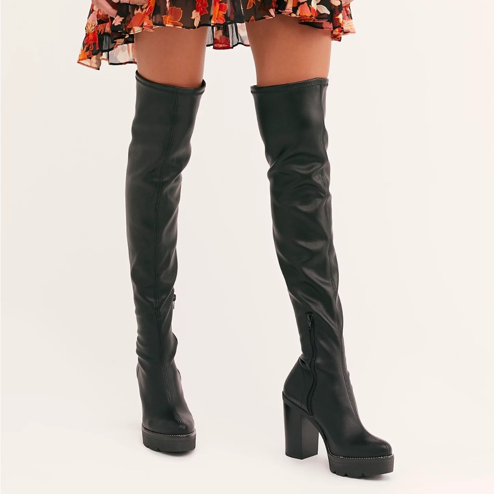 Free People Vegan Oakland Over the Knee Boot